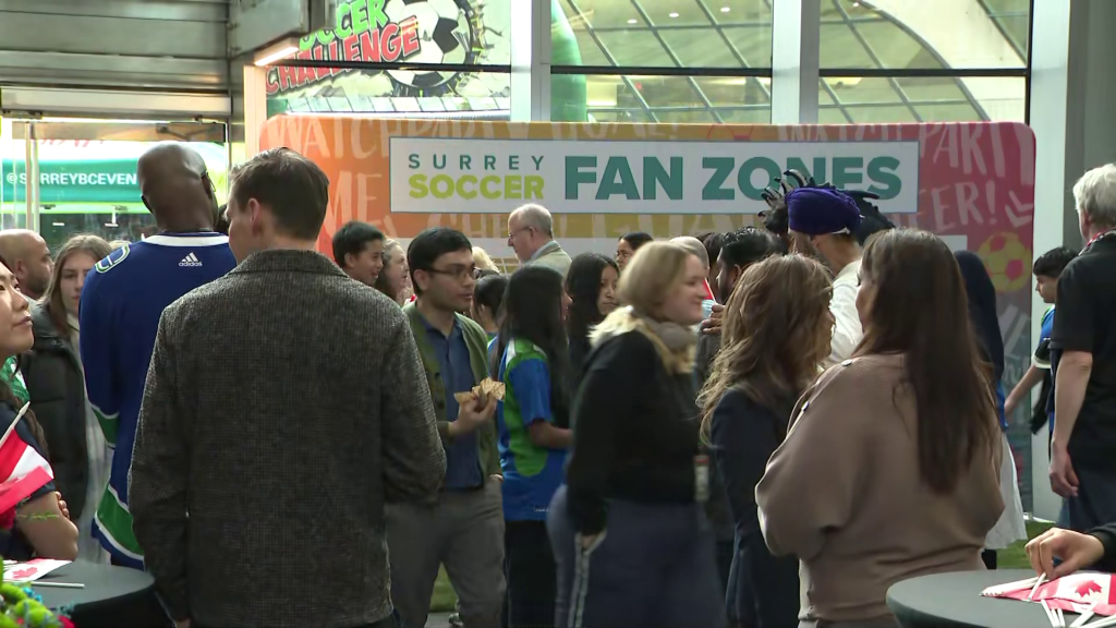 Surrey will host free public watch parties for FIFA matches