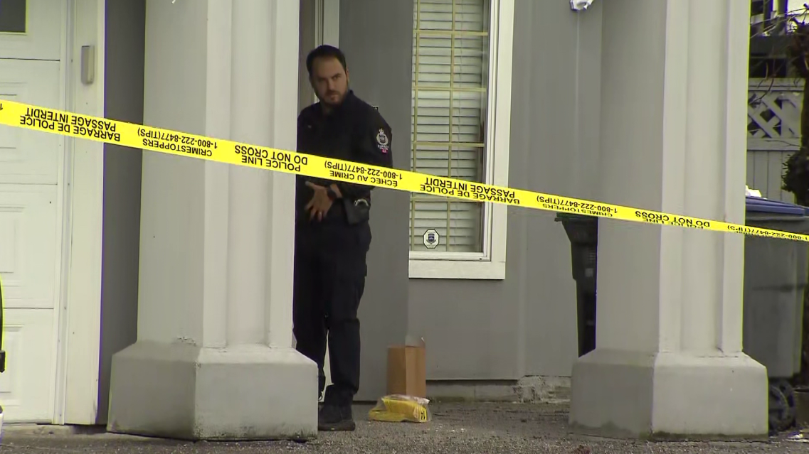 The Surrey Police Service (SPS) says it is investigating a shots-fired incident at a home in Newton Monday, March 16, 2026.