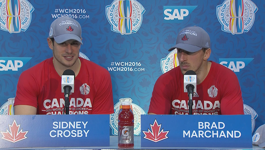 Click to play video: 'Last minute goal gives Canada 2016 World Cup of Hockey title'