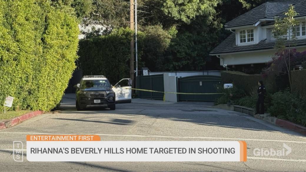 Click to play video: 'Rihanna safe after woman allegedly opens fire on her LA home'