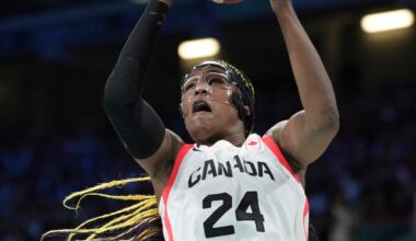 Edwards’s game-high 22 points, 15 rebounds can’t help Canada get past Japan at FIBA qualifiers