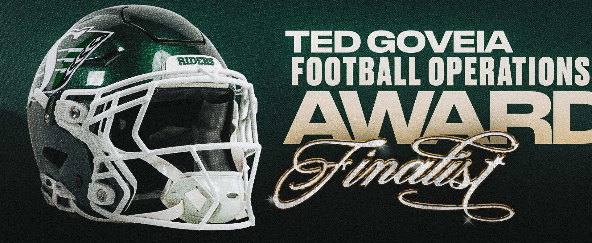 Roughriders Named A Finalist For Ted Goveia Football Operations Award