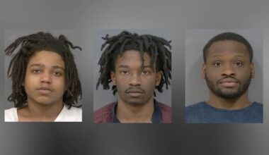 Three men arrested after loaded handgun seized during a Mississauga traffic stop