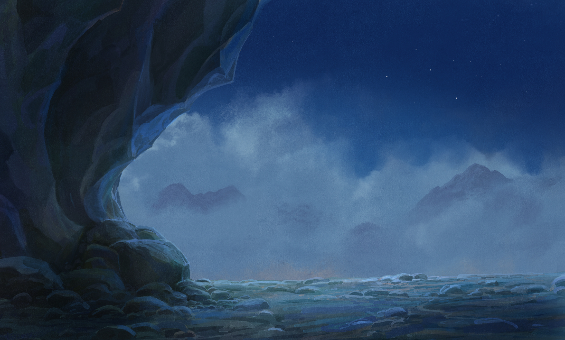 The Mountain Background