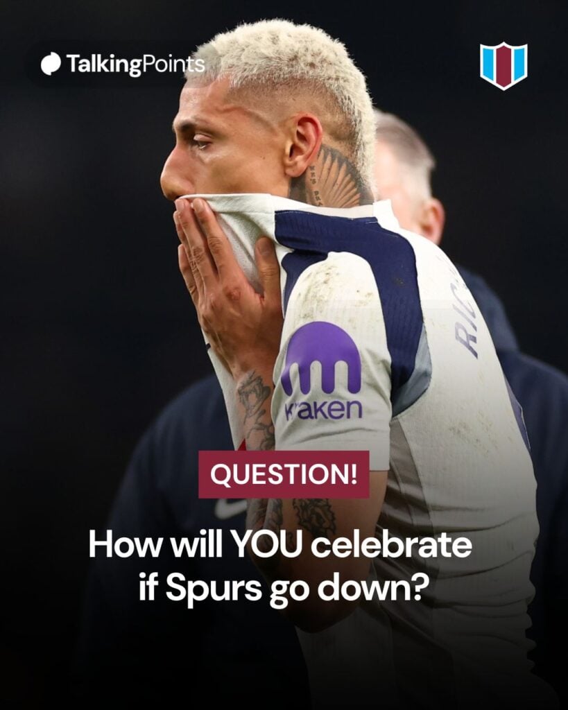 A dejected Richarlison of Tottenham Hotspur after the 1-3 loss during the Premier League match between Tottenham Hotspur and Crystal Palace at Tottenham Hotspur Stadium on March 5, 2026 in London, United Kingdom.