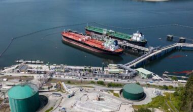 Trans Mountain oil exports doubled in 2025, new port data shows