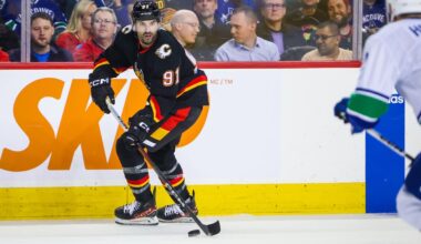 What did the teams around the Canucks in the standings do at the trade deadline?