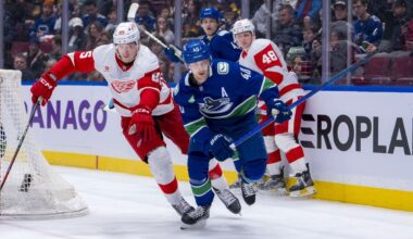 Which NHL teams are most likely to be interested in an Elias Pettersson trade this summer?