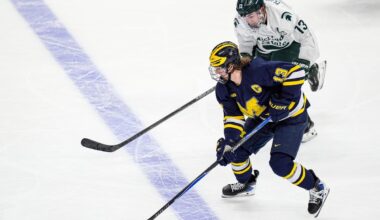 Oilers interested in Michigan free agent forward T.J. Hughes