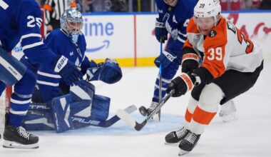 Maple Leafs post-Olympic free fall continues with loss to Flyers
