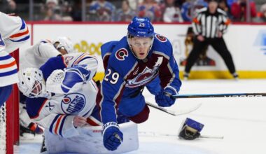 Avalanche’s MacKinnon ejected for goalie interference on Oilers’ Connor Ingram