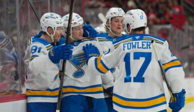 Edmonton looks to end road trip on high note against Blues