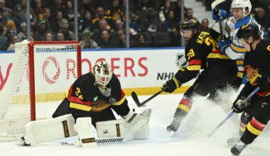 Canucks fall 3-1 to Blues in low-event affair