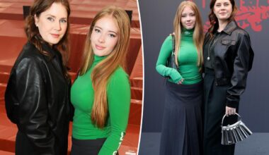 Amy Adams' daughter Aviana, 15, is all grown up in rare Paris Fashion Week appearance