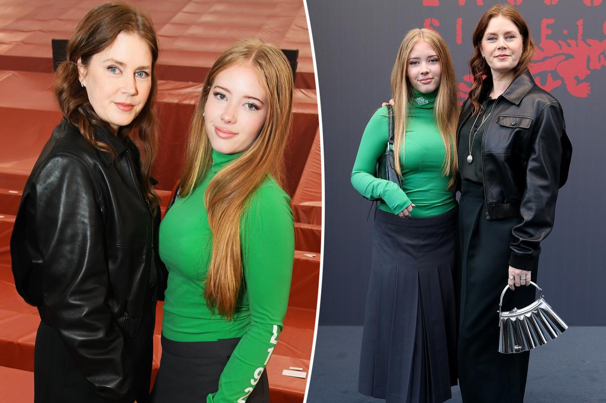 Amy Adams' daughter Aviana, 15, is all grown up in rare Paris Fashion Week appearance