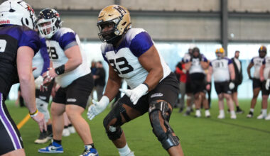 Argos sign National offensive lineman Victor Olaniran
