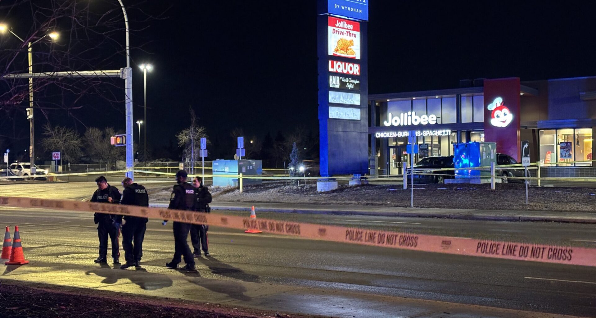 Shooting outside restaurant next to West Edmonton Mall
