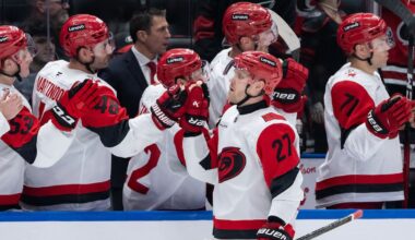 Ehlers scores hat trick, Carolina Hurricanes hold off Vancouver Canucks for win