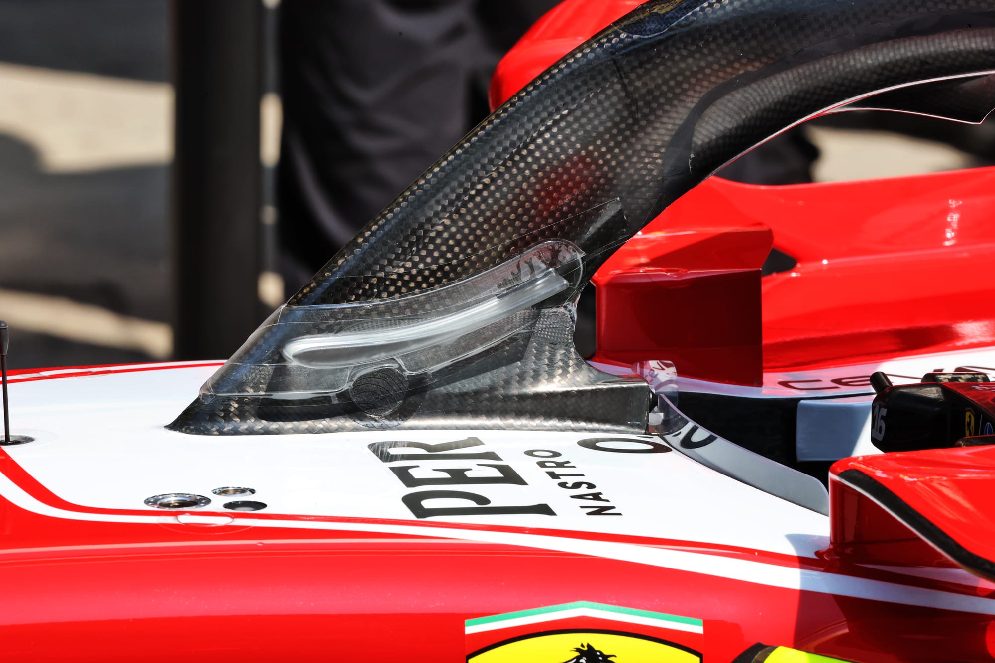 Ferrari halo wing