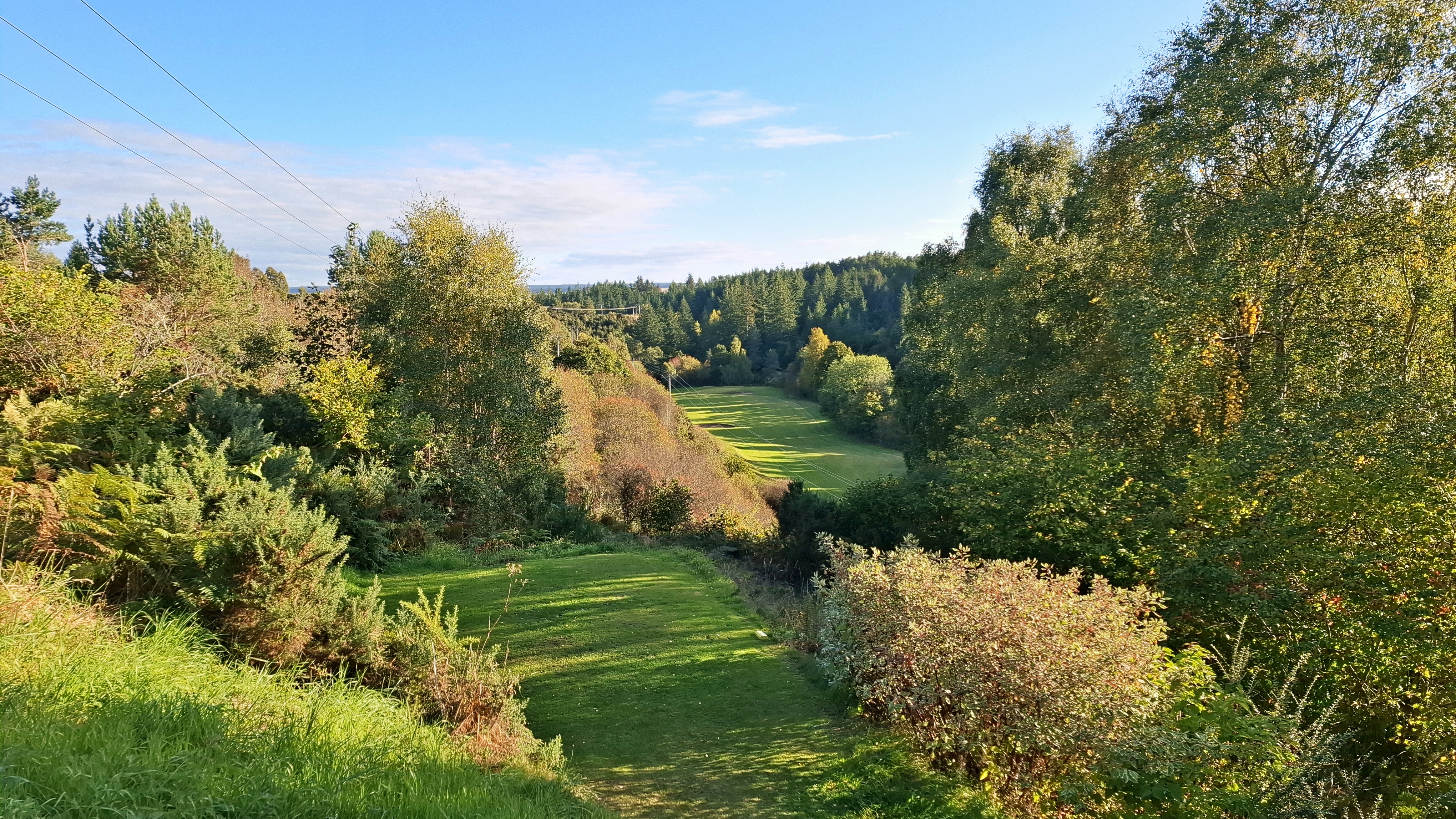 The 14th tee at Alness Golf Club