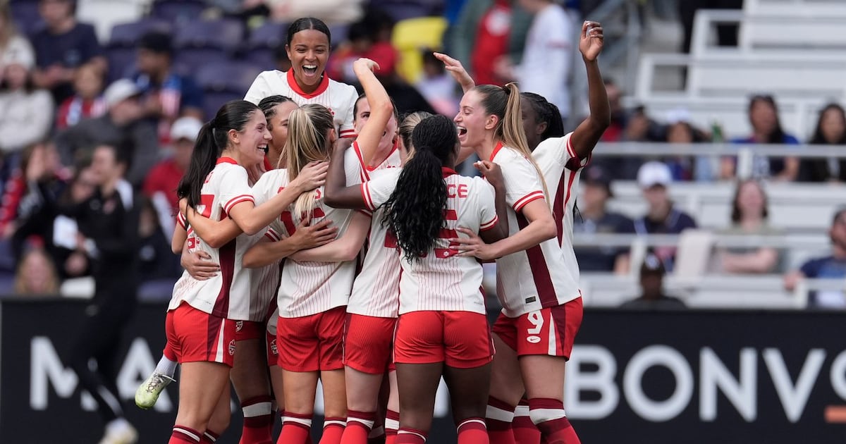 Canada beats Colombia in SheBelieves Cup women’s soccer opener