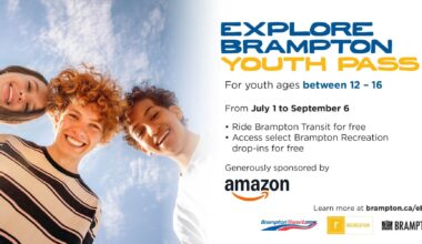Explore Brampton Youth Pass returns for 2026 season