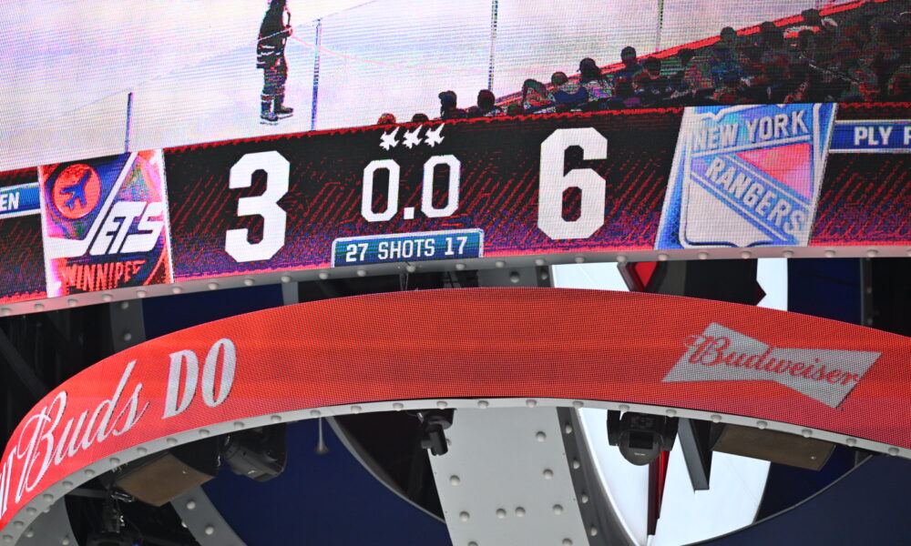 Winnipeg Jets chasing the game until they weren’t as NY Rangers take it 6–3 – Illegal Curve Hockey