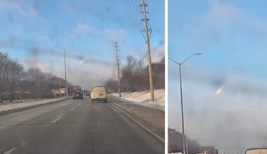 Fireball meteor seen in Mississauga