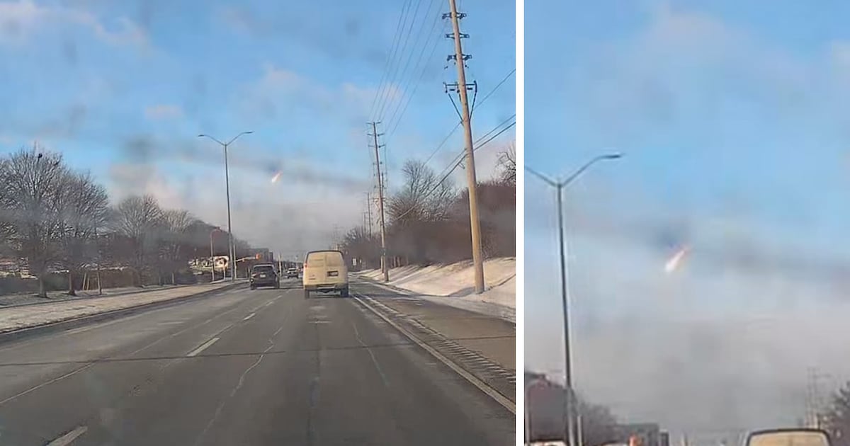 Fireball meteor seen in Mississauga