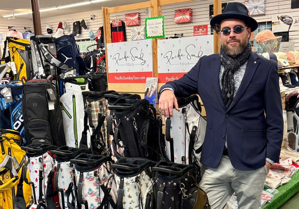 Victoria entrepreneur builds golf brand with uniquely designed waterproof bags