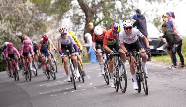 SANREMO, ITALY - MARCH 21: Kasia Niewiadoma of Poland and Team CANYON//SRAM zondacrypto competes during the 8th Milano-Sanremo Donne 2026, Women&amp;apos;s Elite a 156km one day race from Genova to Sanremo / #UCIWWT / on March 21, 2026 in Sanremo, Italy. (Photo by Marco Alpozzi - Pool/Getty Images)