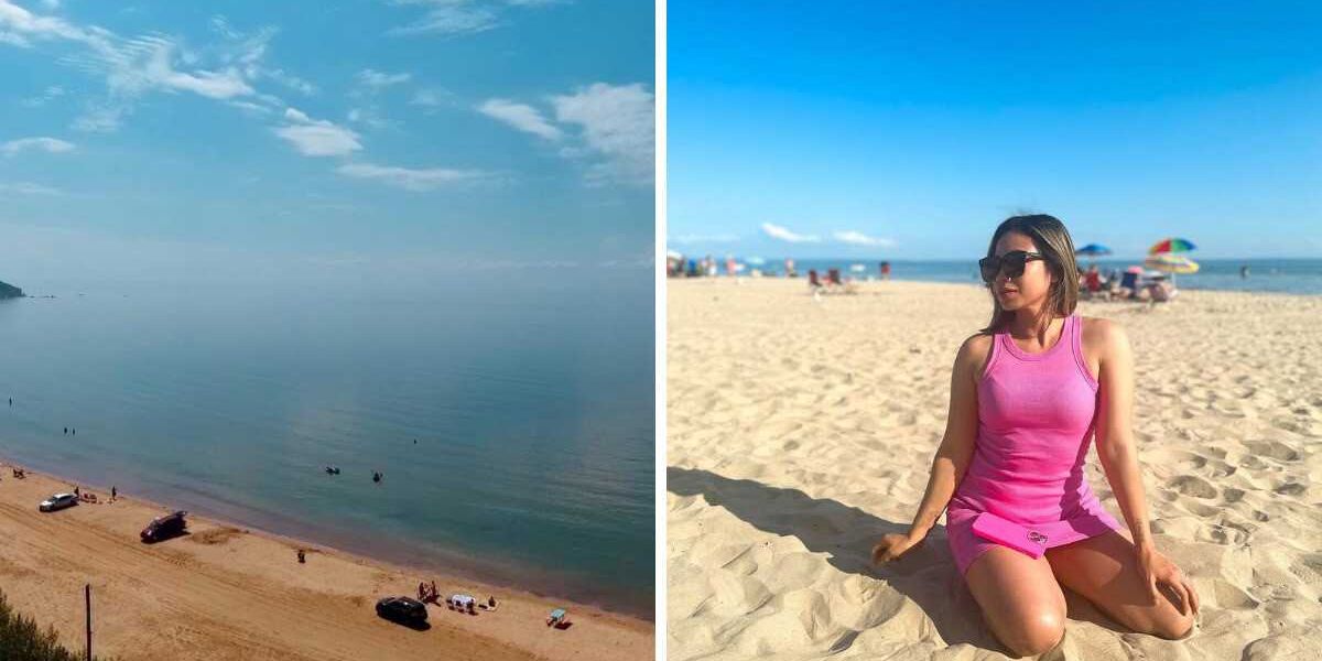 The 'beach capital' of Ontario is near Toronto and it has velvety sand with warm waters