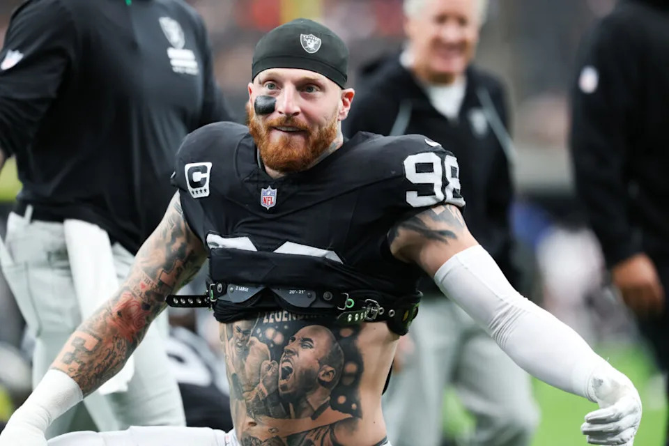 Former Las Vegas Raiders defensive end Maxx Crosby