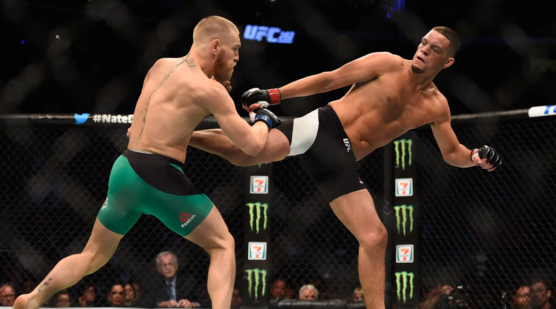 McGregor defeated Diaz via unanimous decision at UFC 202 (Getty)