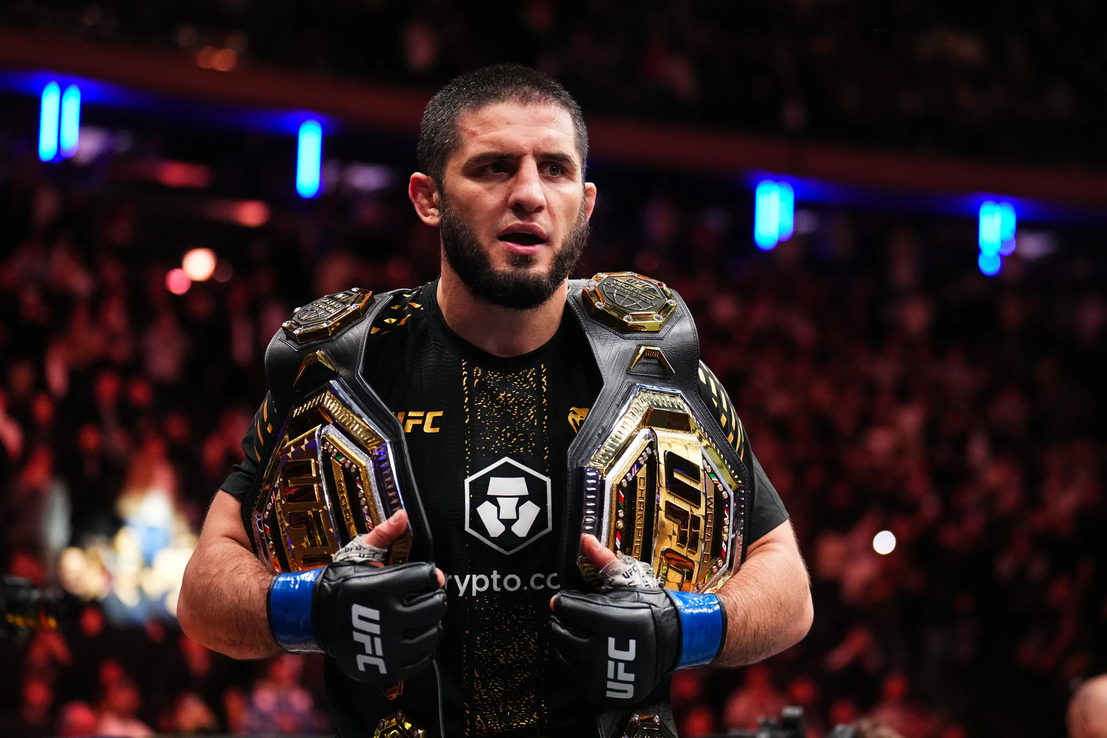 Islam Makhachev was in line to headline the UFC White House card, according to a report in Spain. Image: Getty 