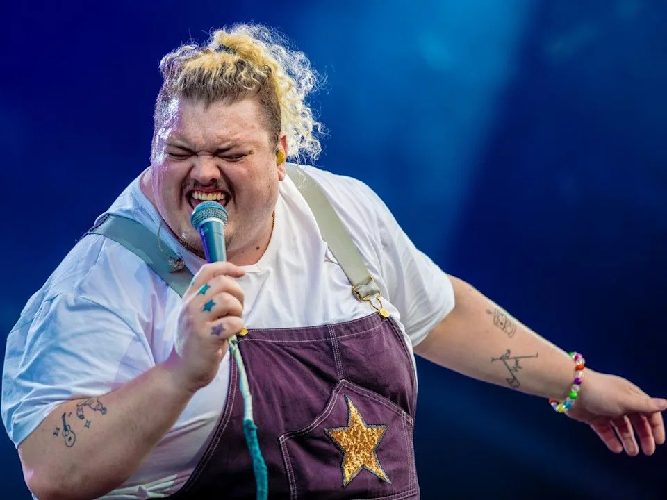  Ottawa-born singer Talk, aka Nick Durocher at 2024 Bluesfest