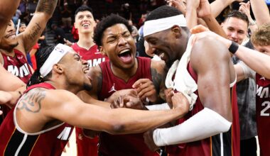 Bam! 83-point historic night for Adebayo in win over Wizards