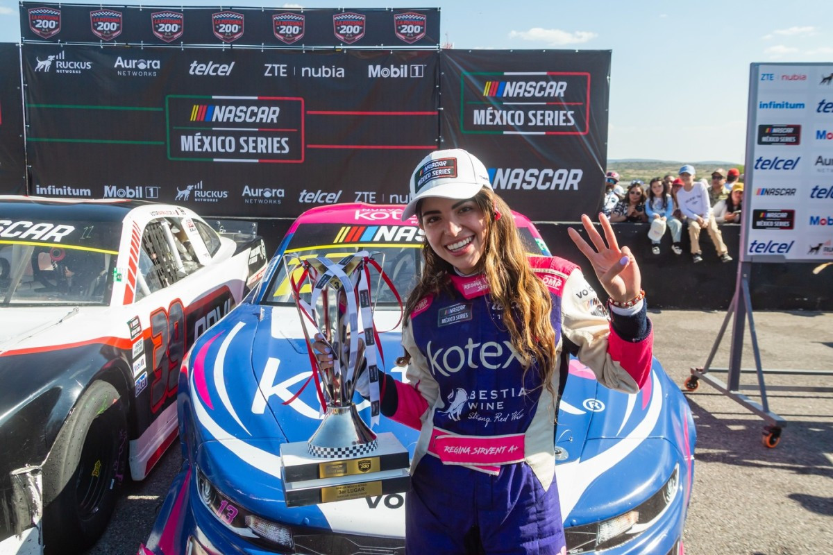 Regina Sirvent claims podium, Alexandra Mohnhaupt makes NASCAR Mexico debut