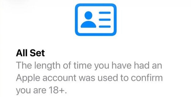 Apple verifies that an iPhone user is 18 or older. | Image by 9to5Mac - Mistake causes some iPhone users to get "carded" by Apple