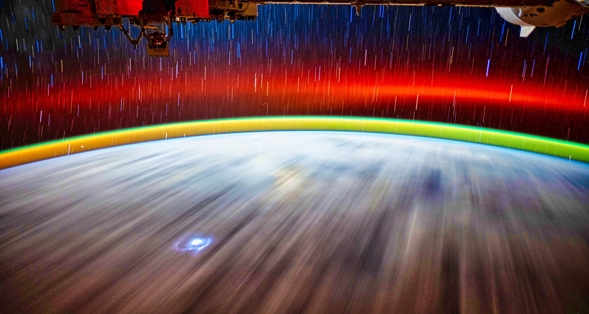 ISS observes an unknown phenomenon 55 miles above Earth