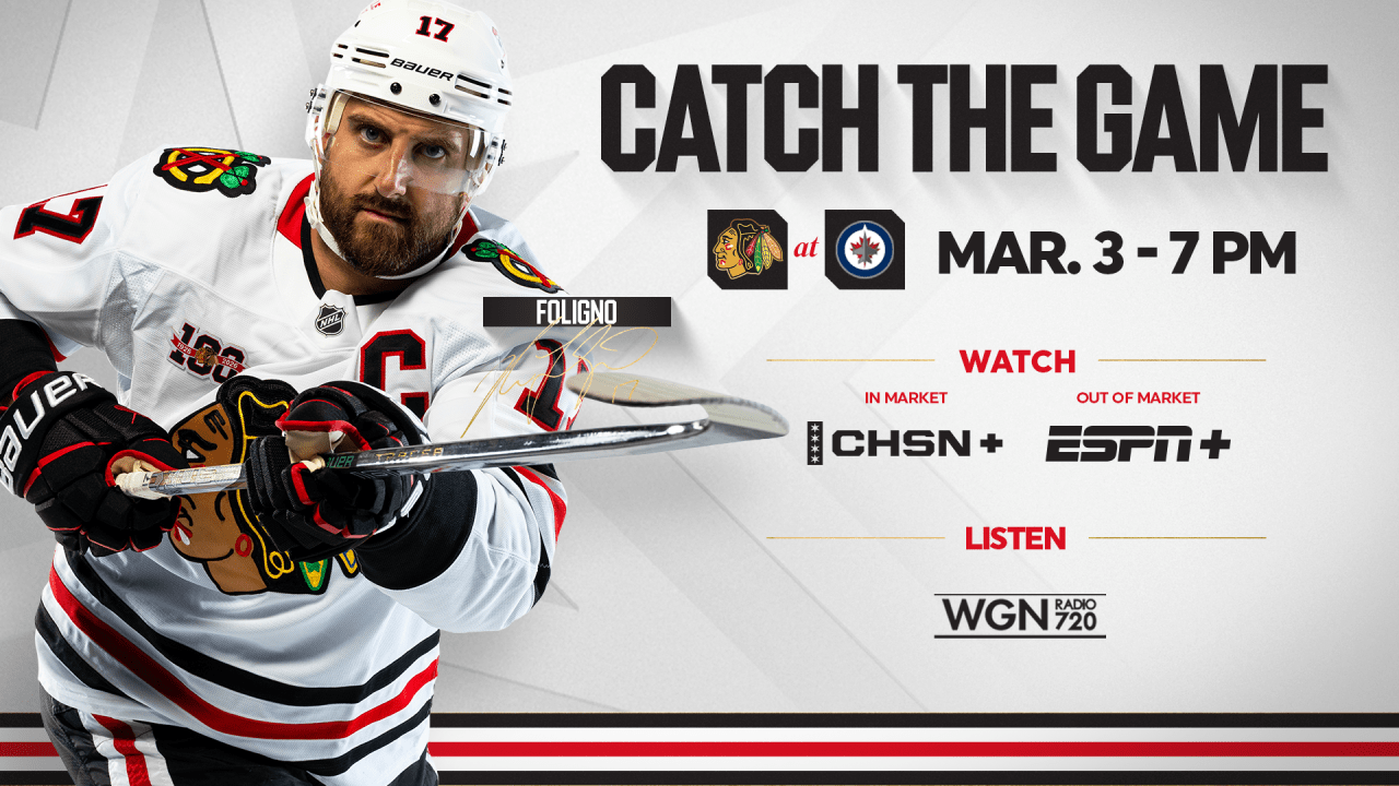 PREVIEW: Blackhawks Wrap Road Trip Against Jets in Winnipeg