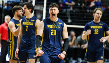Windsor Lancers rally from two sets down to beat Montreal