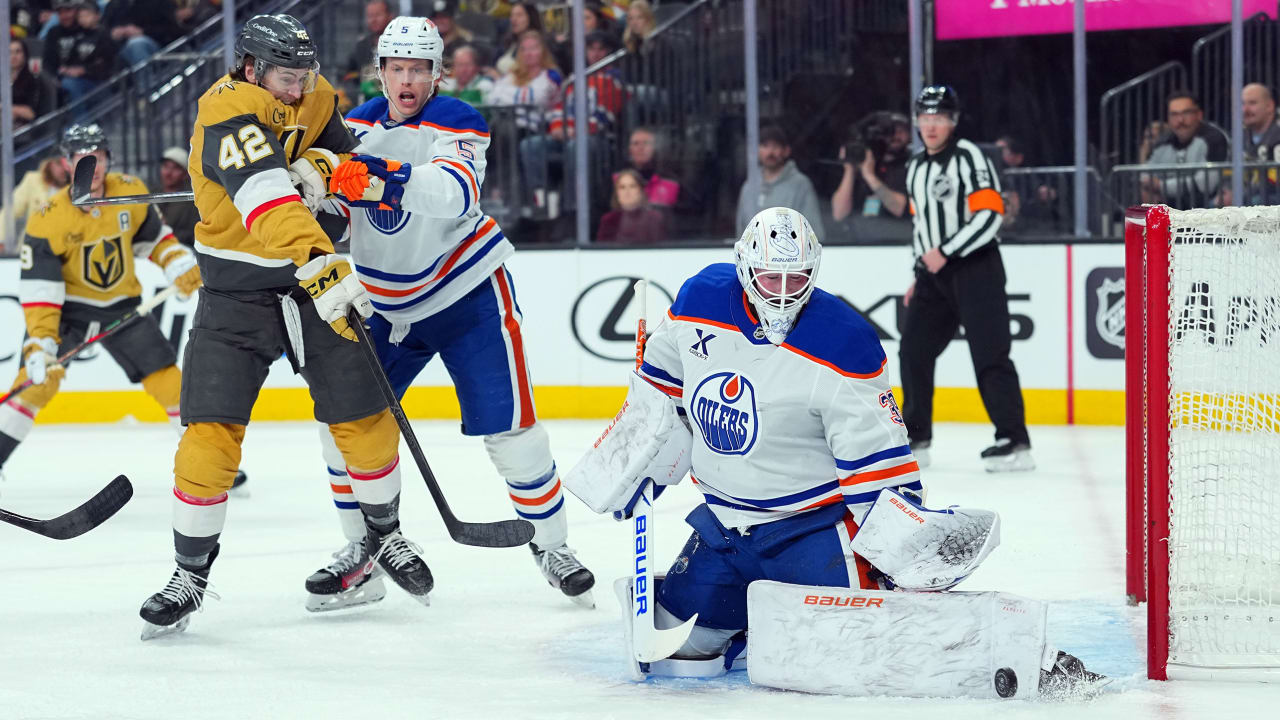 Ingram makes 24 saves, Oilers defeat slumping Golden Knights