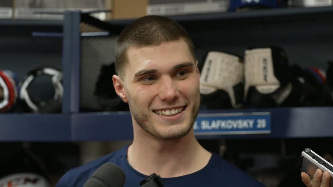Postgame vs. NYI: Slafkovsky | Montréal Canadiens