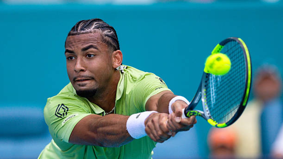 Arthur Fils, worried. Photo: gettyimages