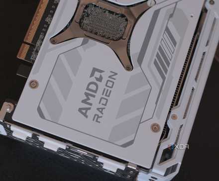 An image of an ASRock Radeon RX 9070 XT Steel Legend GPU.