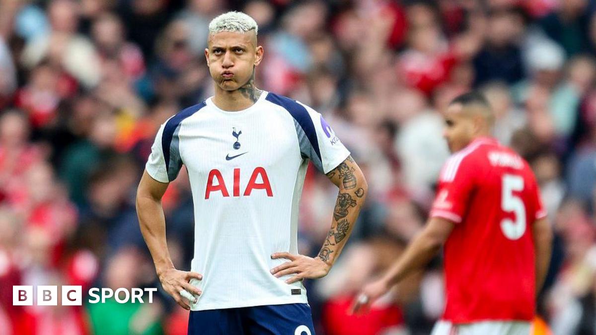 Richarlison reacts to conceding a goal