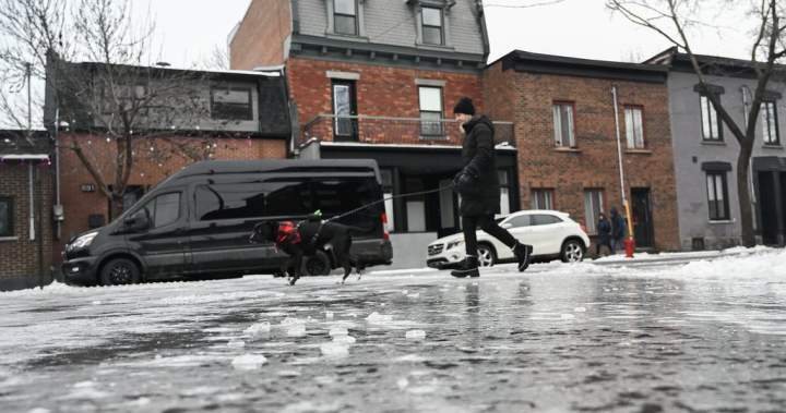 Ottawa to Québec City can expect a winter blast of freezing rain
