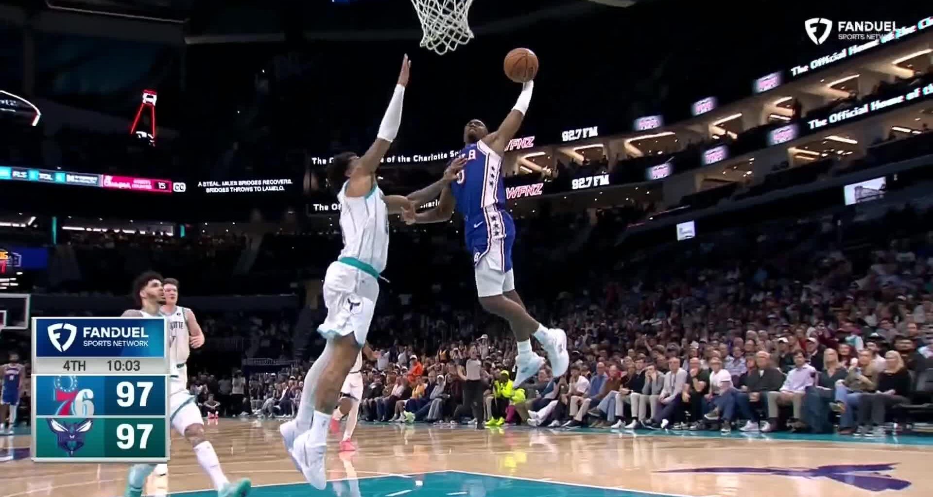 Embiid, George rally 76ers' to 118-114 win over Hornets, snap Charlotte's 5-game win streak