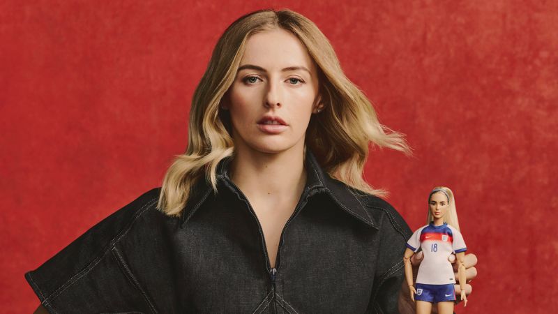 Barbie names England soccer star Chloe Kelly as new role model